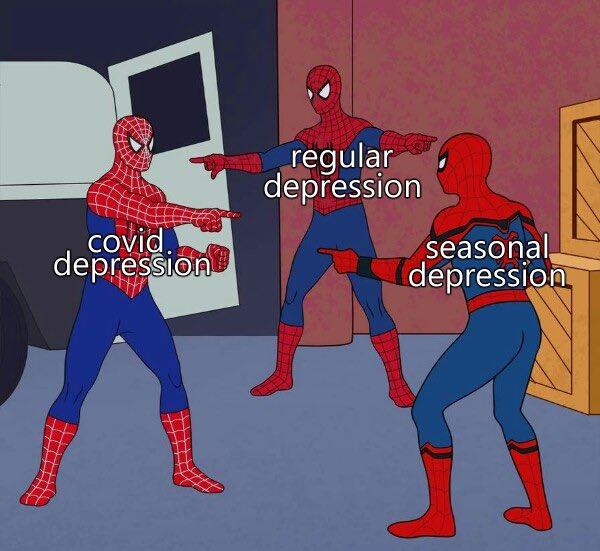 regular depression covid depression seasonal depression