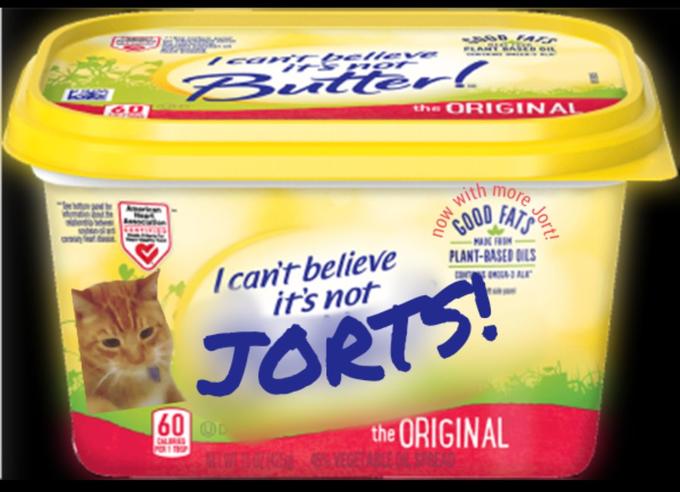 PLANTASe on nor Butter! the ORIGINAL now with PLANT-BASED OILS E ALr more GOOD FATS I cant believe it's not MAK FRM JORTS! 60 00 CALRES POR T TRUP the ORIGINAL Jort! MOU
