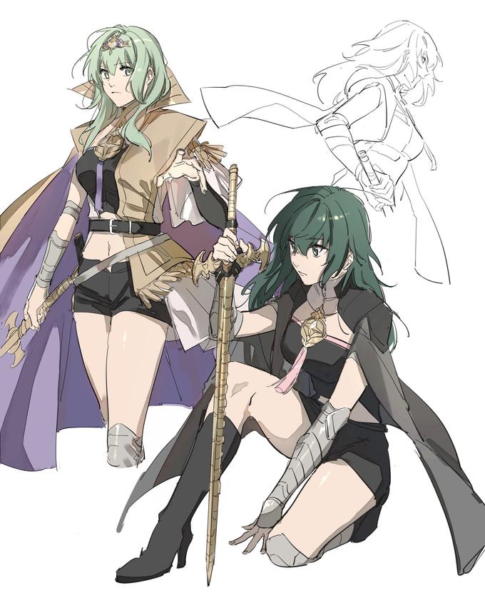 Byleth by 七緒 | Fire Emblem: Three Houses | Know Your Meme