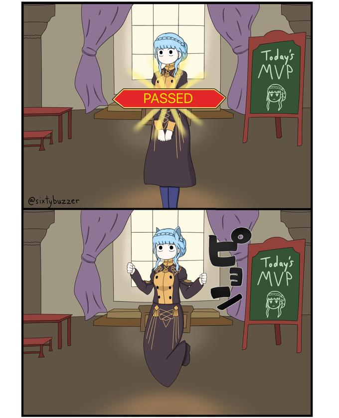 "Reddit source":https://www.reddit.com/r/fireemblem/comments/rwscsx/marianne_after_passing_her_first_certification_oc/