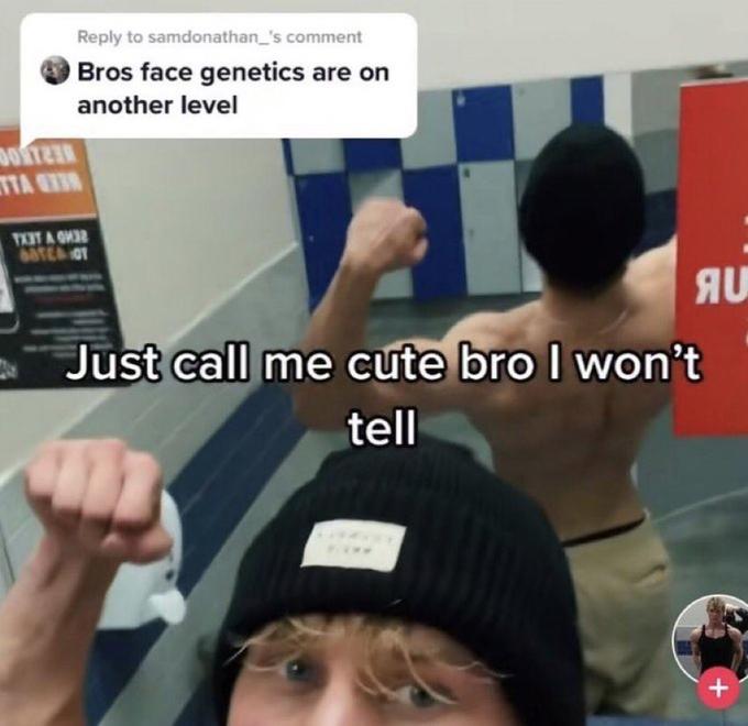 Reply to samdonathan_'s comment Bros face genetics are on another level TTA GTR TXIT A OM32 6ATE OT AU Just call me cute bro I won't tell +