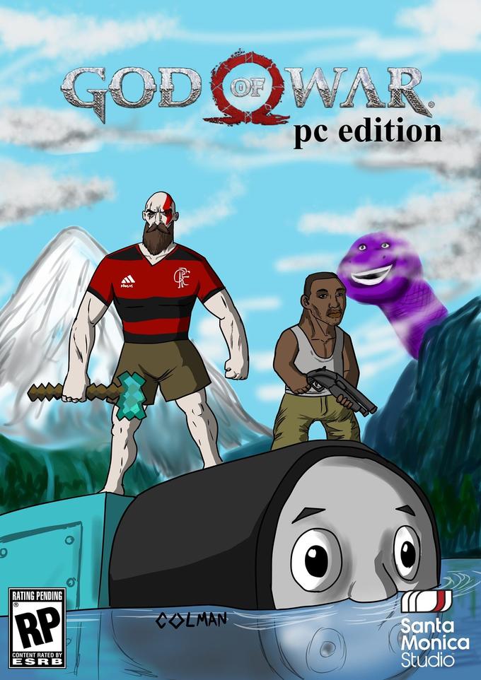 GODO pc edition ADosAs -000 RATING PENDING RP COLMAN Santa Monica Studio CONTENT RATED BY ESRB