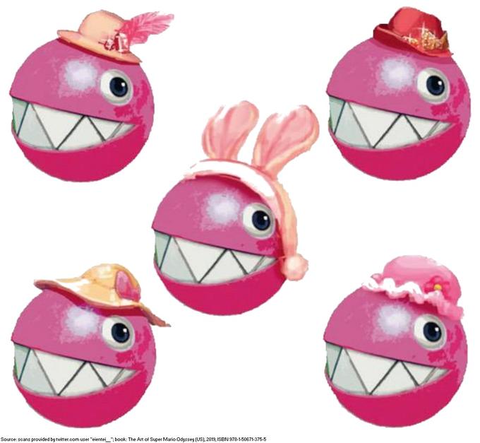 Source: scans provided by twitter.com user "eientei_": book: The Art of Super Mario Odyssey (US), 2019, ISBN 978-1-50671-375-5