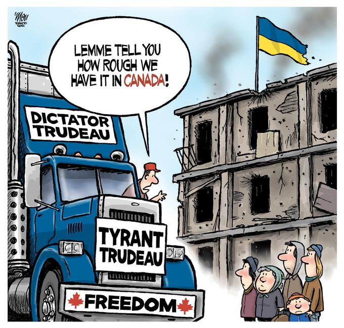 Meu TORONTO STAR LEMME TELL YOU HOW ROUGH WE HAVE IT IN CANADA! DICTATOR TRUDEAU TYRANT TRUDEAU FREEDOM+
