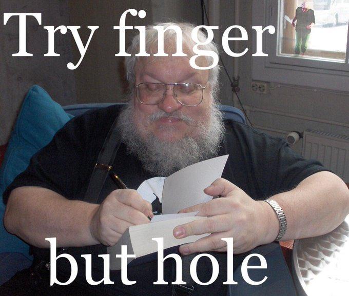 Try finger but hole