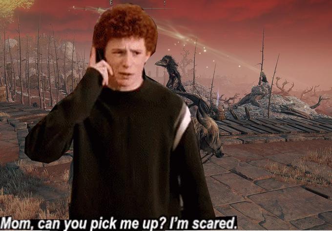 Mom, can you pick me up? I'm scared.