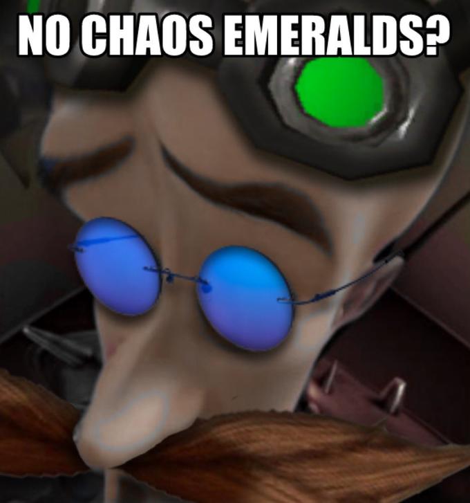 NO CHAOS EMERALDS?