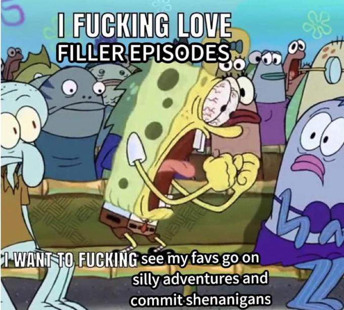 I F Love Filler Episodes SpongeBob "I Fucking Love X" Know