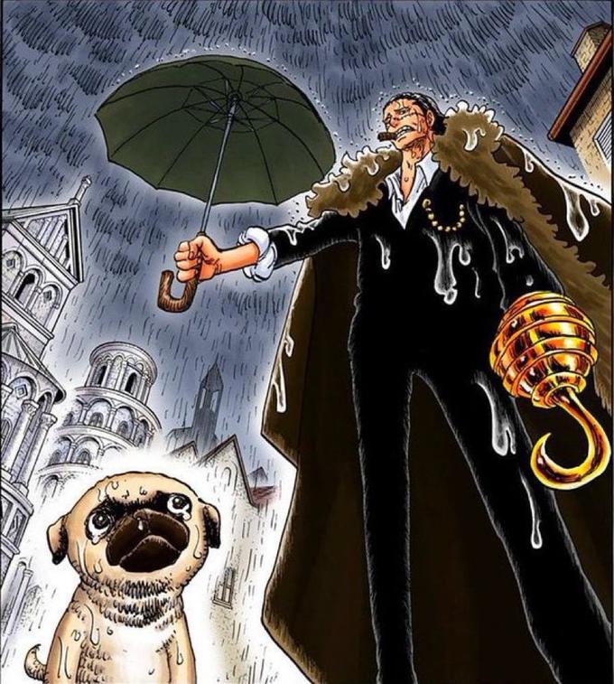 Crocodile Holding an Umbrella for a Puppy | This Pic Goes So Hard, Feel