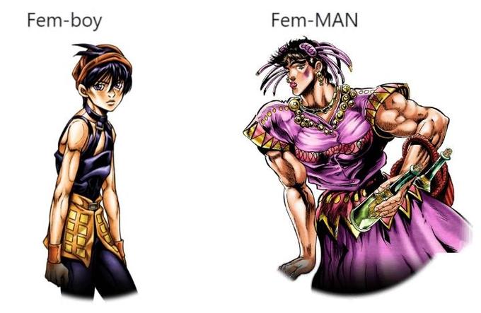 Fem-boy Fem-MAN