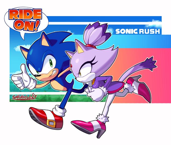 RIDE ON! SONIC RUSH SARUKATWOLF