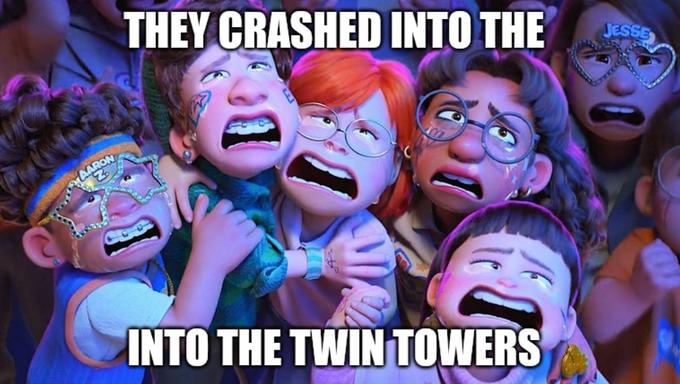 THEY CRASHED INTO THE JESSE AARON INTO THE TWIN TOWERS