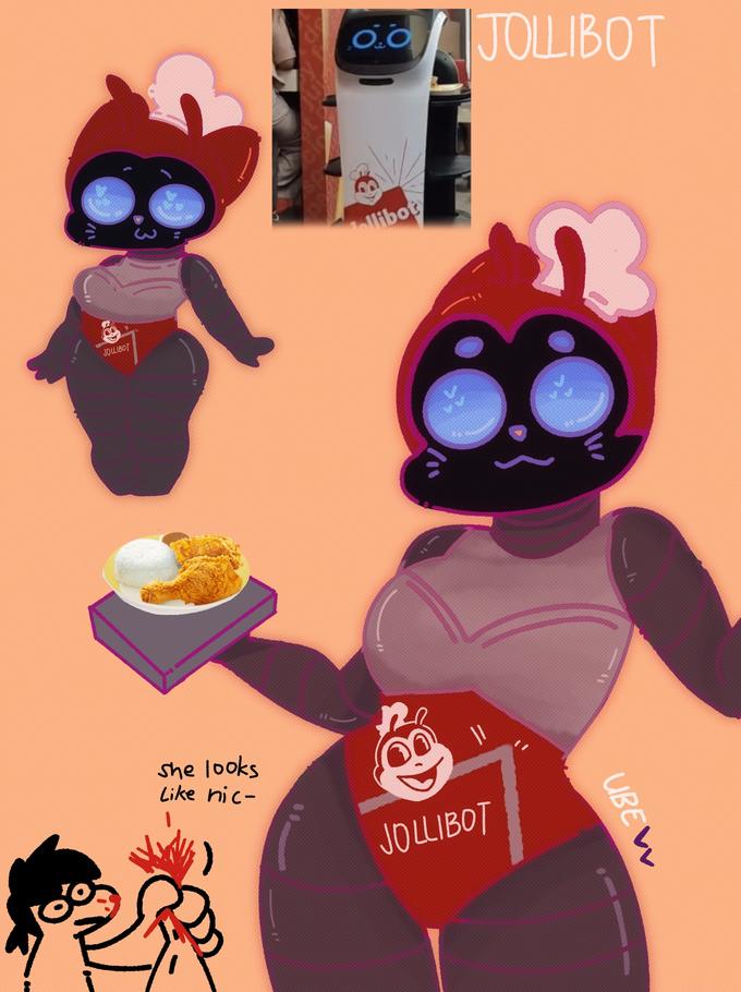 0.0 |JOLLIBOT libot JOLLIBOT She looks Like nic- JOLLIBOT UBE V