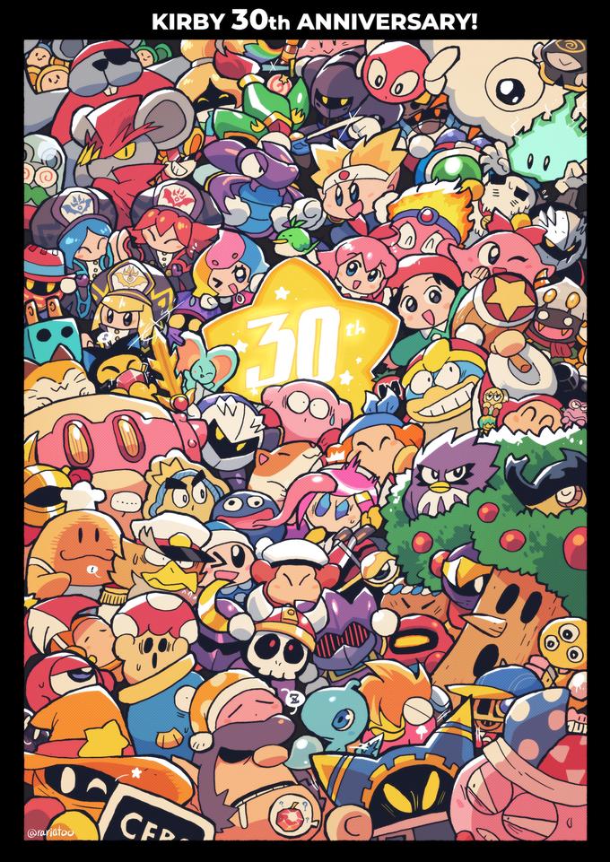 10 f 100 € @rariatoo KIRBY 30th ANNIVERSARY! BE 30 O! UM S CFD Z ? th 0 0 101 (