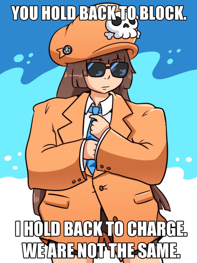 You Hold Back to Block, I Hold Back to Charge. We Are Not the Same We