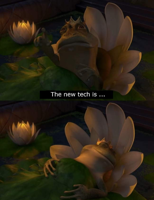 The new tech is ...
