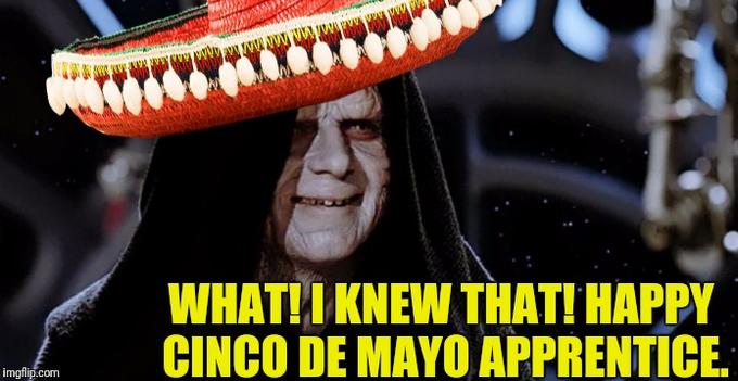 wwwww wwww.m WHAT!I KNEW THAT! HAPPY CINCO DE MAYO APPRENTICE. imgflip.com