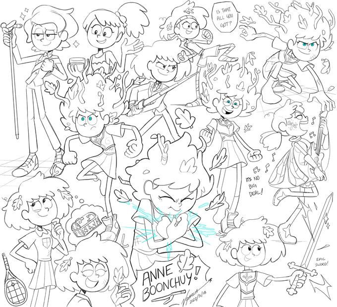 Looking at a bunch of her outfits and expressions here reminds me that Anne is incredibly adorable (dare I say, only second to Marcy in that area) and I've barely seen anybody acknowledge that.