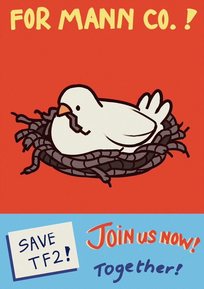 FOR MANN CO.! JOIN US NOW! Together! SAVE TF2!