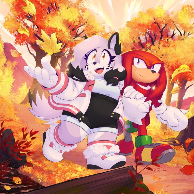Autumn Walk by Drawloverlala | Sonic Original Characters | Know Your Meme