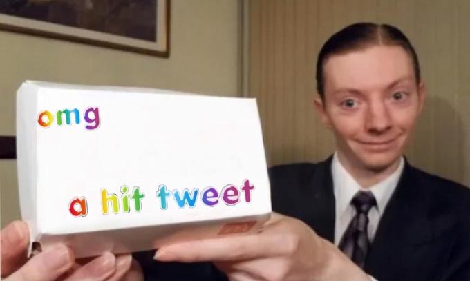 omg a hit tweet