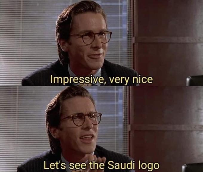 Impressive, very nice Let's see the Saudi logo