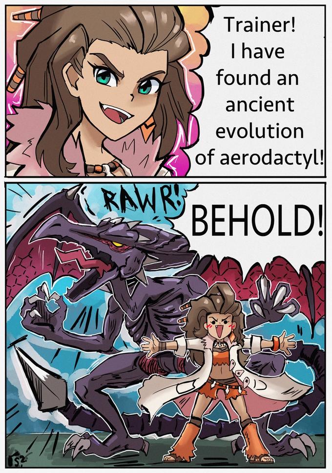 M RAWRY M Trainer! I have found an ancient evolution of aerodactyl! BEHOLD! 62