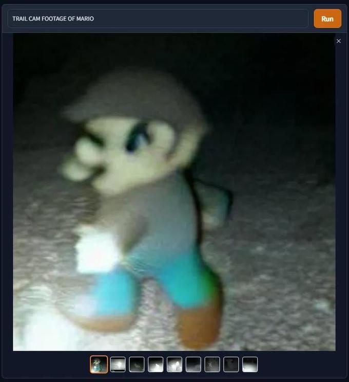 TRAIL CAM FOOTAGE OF MARIO Run