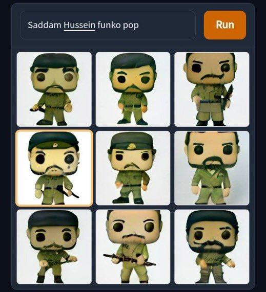 Saddam Hussein funko pop Run B$ 8