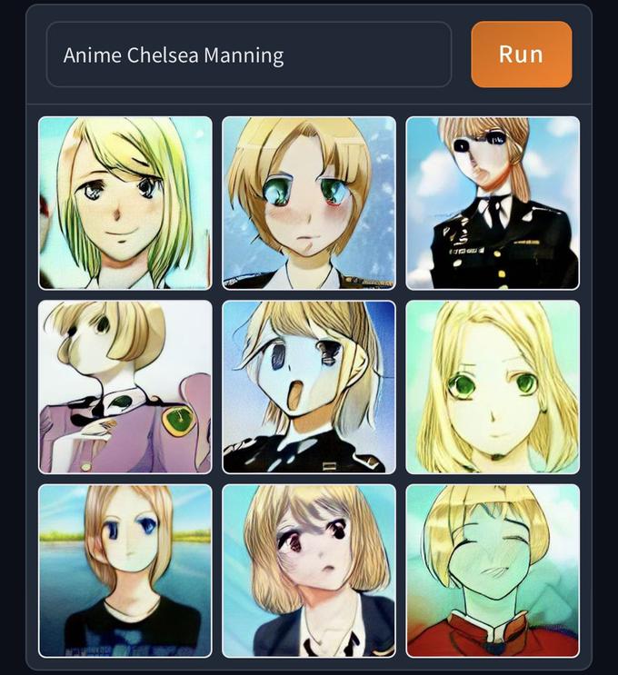Anime Chelsea Manning MATENSA Run