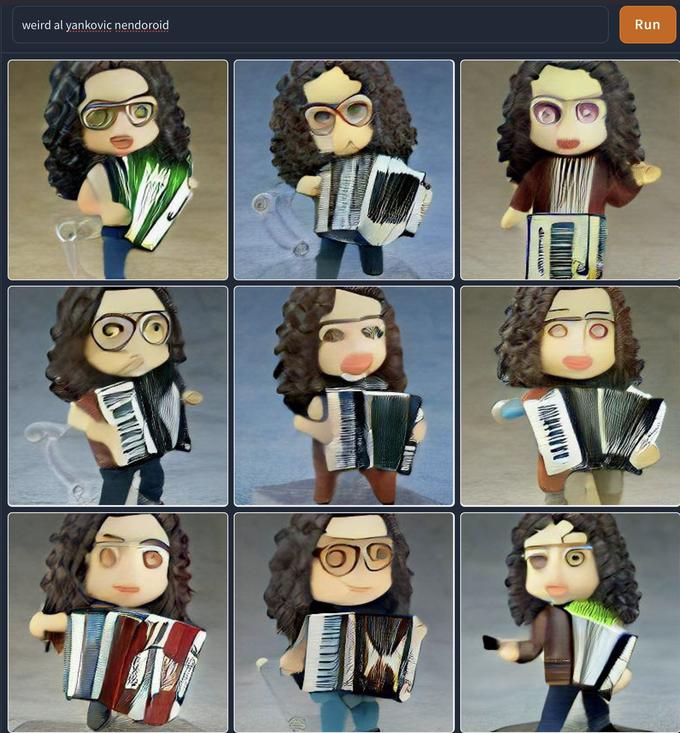 weird al yankovic nendoroid Sikreise ( 10 Run