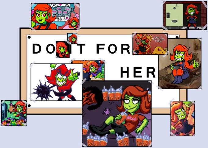 Annie is another character in Anton Blast, she will be playable due to the stretchgoal getting met.