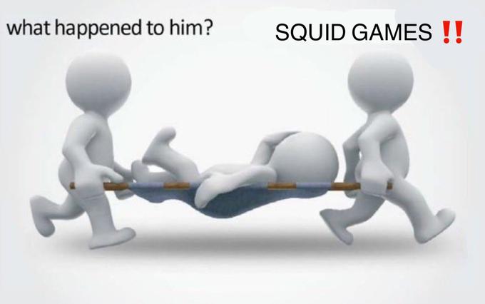 what happened to him? SQUID GAMES !!