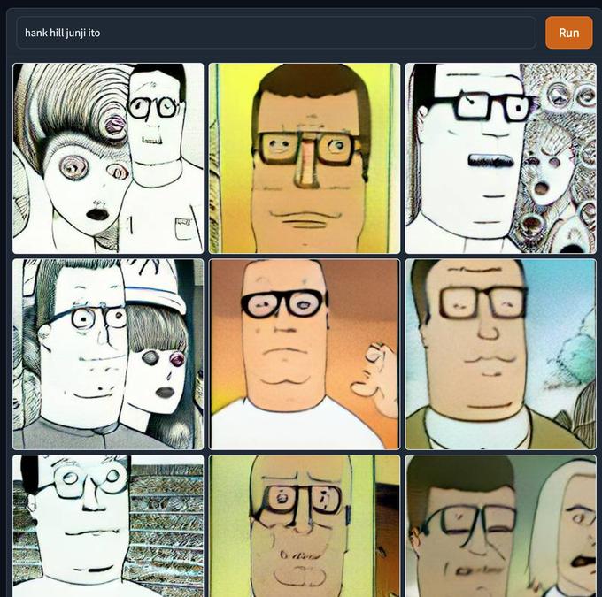 hank hill junji ito 의 디어 gp 04 183 P Run