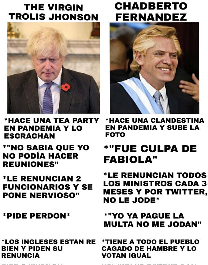 "Trolis" is a portmanteau of <i>trolo</i> (a homophobic slur in Spanish) and Boris. Likewise, "Chadberto" is a portmanteau of Chad and Alberto.