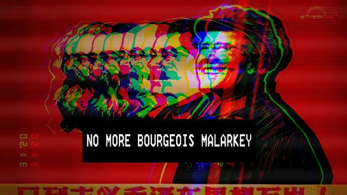 02. E 12 IE يتبرع NO MORE BOURGEOIS MALARKEY 7