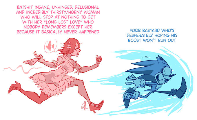 BATSHIT INSANE, UNHINGED, DELUSIONAL AND INCREDIBLY THIRSTY/HORNY WOMAN WHO WILL STOP AT NOTHING TO GET WITH HER "LONG LOST LOVE" WHO NOBODY REMEMBERS EXCEPT HER BECAUSE IT BASICALLY NEVER HAPPENED Aline 2022 POOR BASTARD WHO'S DESPERATELY HOPING HIS BOOST WON'T RUN OUT COL