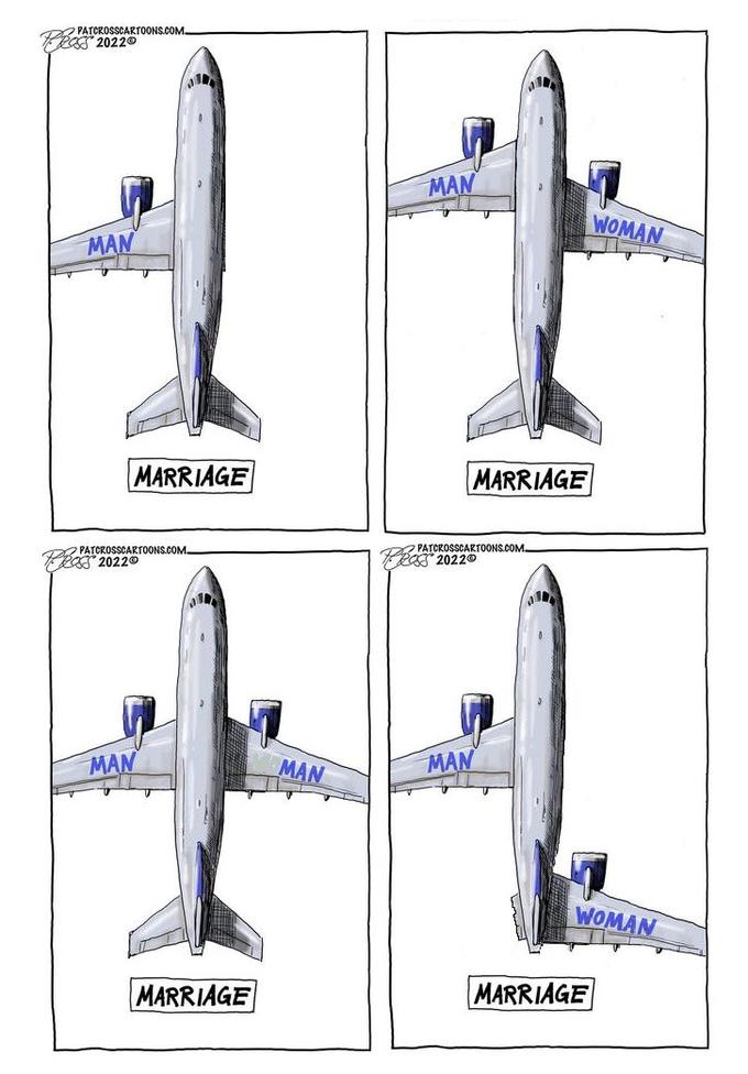 PATCROSSCARTOONS.COM. 20220 MAN MARRIAGE PATCROSSCARTOONS.COM. ROS 2022 MAN MARRIAGE MAN MAN 711 MARRIAGE PATCROSSCARTOONS.COM. RS 2022 MAN WOMAN WOMAN 1 MARRIAGE