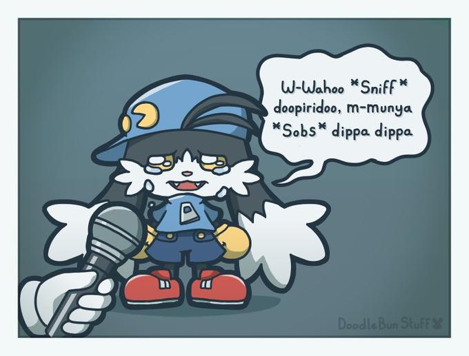 W-Wahoo *Sniff* doopiridoo, m-munya *Sobs* dippa dippa Doodle Bun Stuff