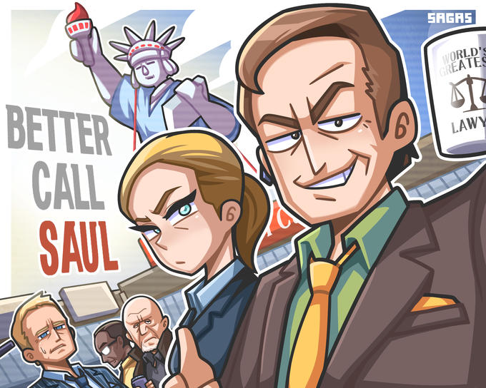 BETTER CALL SAUL 6 in 6 SAGAS WORLD'S GREATES ST LAWY