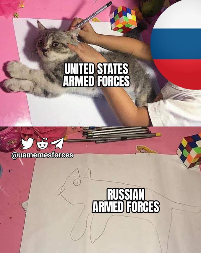 UNITED STATES ARMED FORCES @uamemesforces RUSSIAN ARMED FORCES