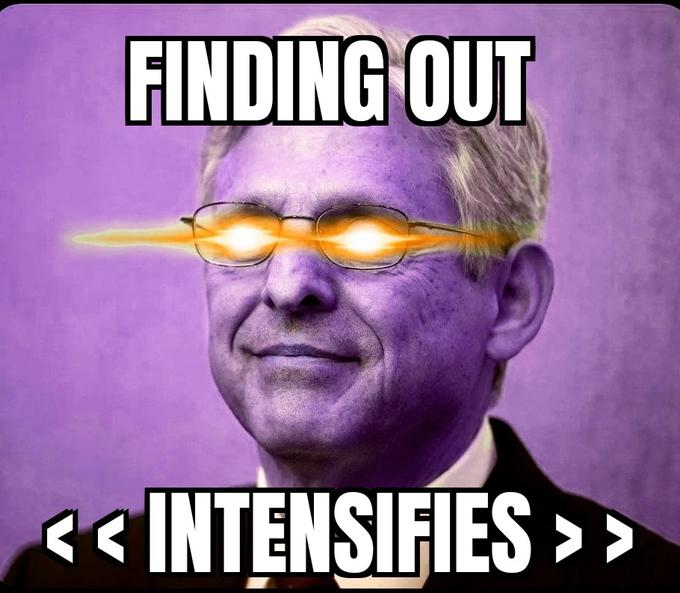 FINDING OUT <<INTENSIFIES >>