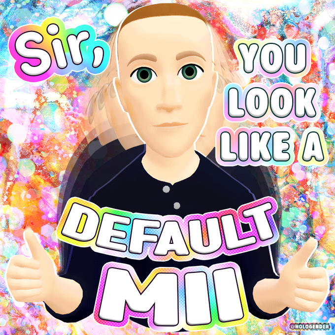 Sir, C YOU LOOK LIKE A DEFAULT MILC 01 @HOLOGENDER