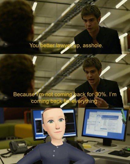 You better lawyer up, a------. Because I'm not coming back for 30%. I'm coming back for everything.