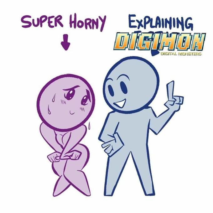 SUPER HORNY EXPLAINING DIGIHON DIGITAL MONSTERS