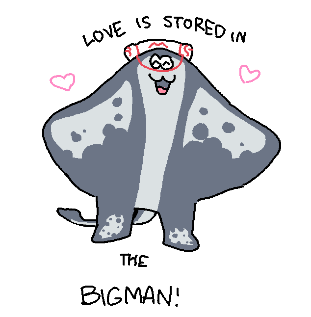 I LOVE IS STORED IN THE BIGMAN!