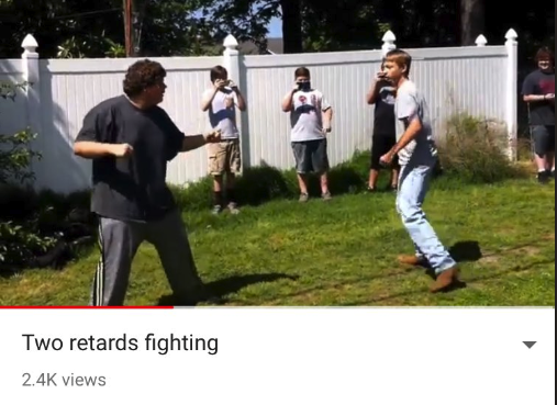 Two retards fighting 2.4K views