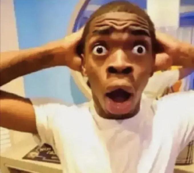 surprised black kid meme