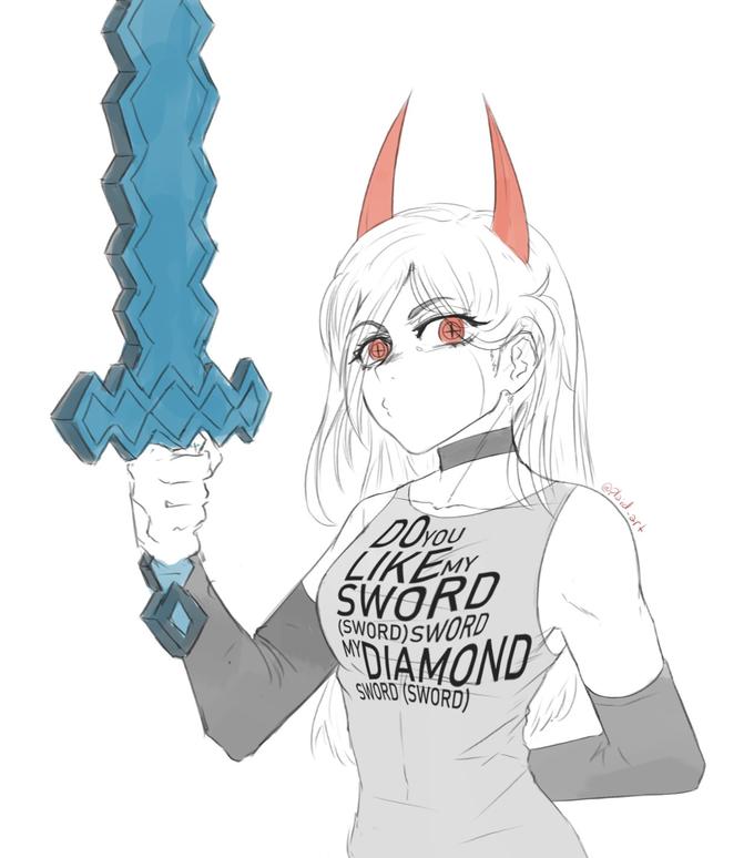 DOYOU LIKEMY SWORD DIAMOND (SWORD) SWORD SWORD (SWORD) @plaid-art