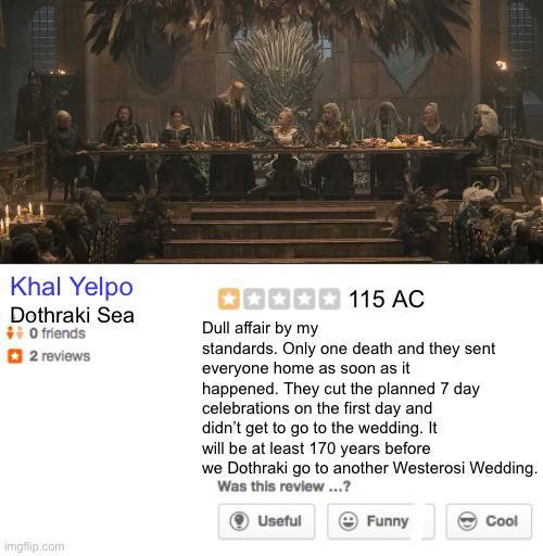 Dothraki Review r FreeFolk r freefolk Know Your Meme